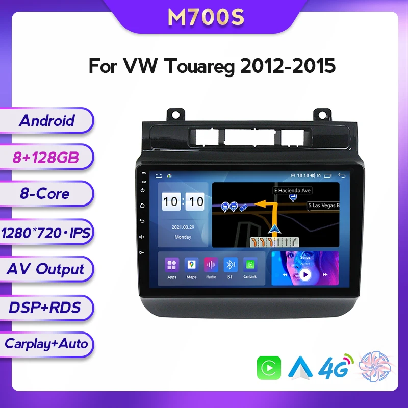 Mekede Android 11 8 + 128G Автомобильная аудиосистема для VW Touareg 2012-2015 4G WIFI радио GPS навигация автомобильный видео DVD плеер