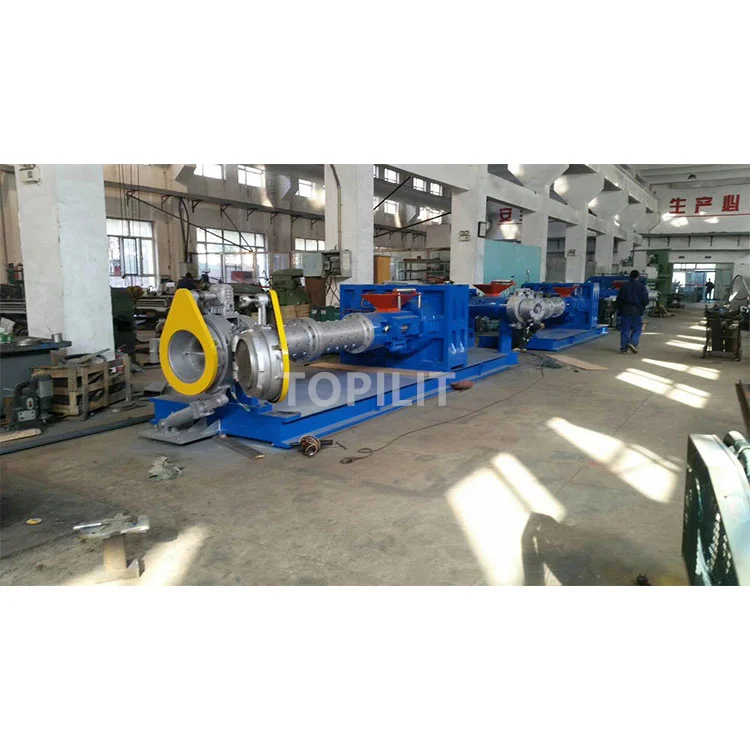 High Quality China Manufacture Tire Rubber Extruder Hard Tooth Surface Reducer Cold Feed Extruder For Final Mixing Rubber