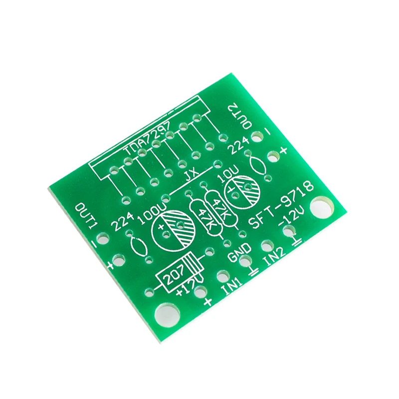 TDA7297 Amplifier Board Dc 12v Grade 2.0 Dual Audio Encoding 15w Electronic Diy Kit