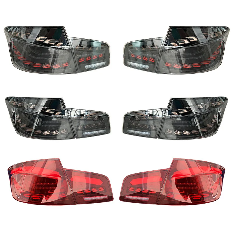 Car Style Accessories For F10 F18 2011-2017 LED Taillights For BMW 5 Series OLED Fish Scale Tail Lamp Assembly