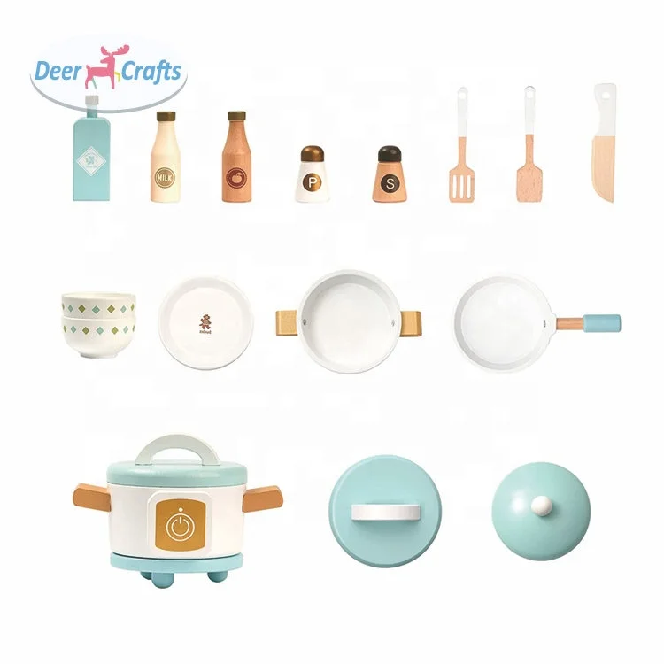 Most popular educational playsets wooden kitchen toys for children DC10736