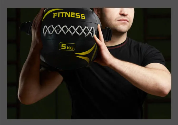 Durable 10 Weight Options Wall Medicine Ball for Exercise, Cardio, Core Strength