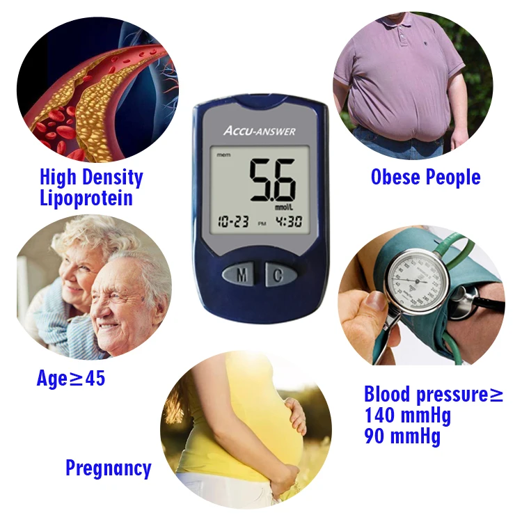 Household Medical Devices Easy to Operate No Coding Biosensor Codefree Glucometer for Blood Glucose Test Measurement