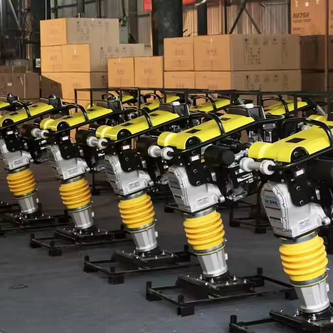 Gasoline  Vibratory Tamping Rammer Jumping Jack Tamper with Engine Impact Force Durable for Heavy-duty Applications