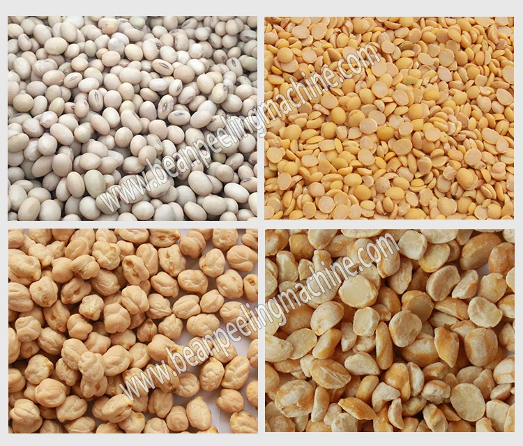 Multifunctional Beans Pulses Peeler Pea Peeling Machine Pea Peeling and Splitting Machine