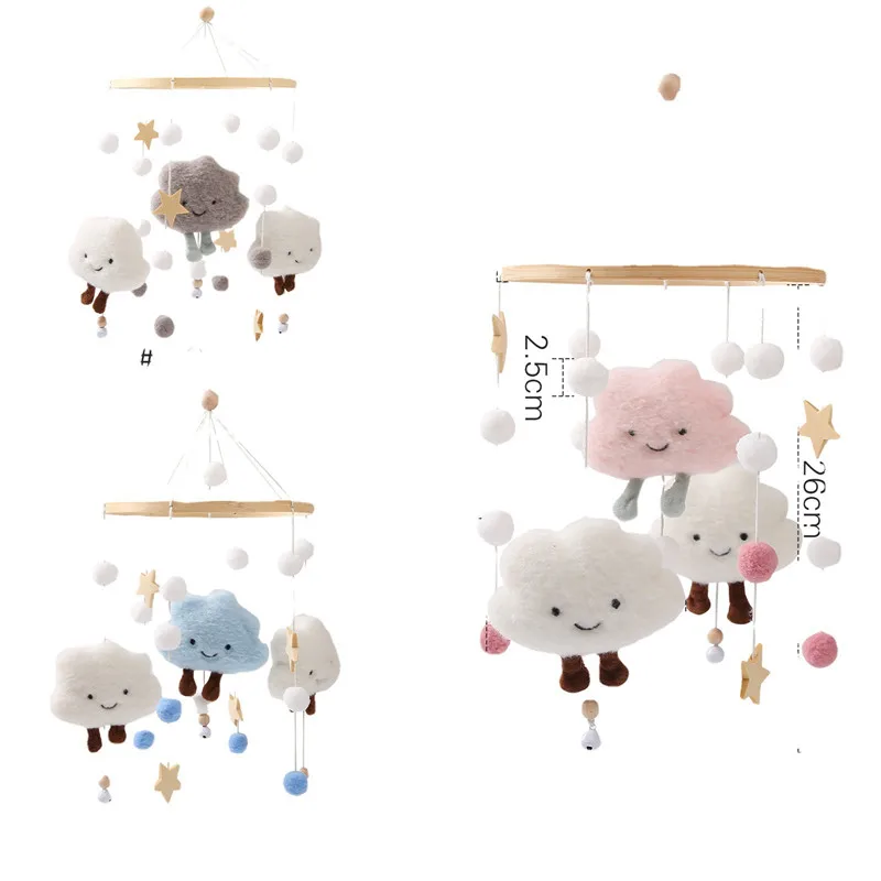 Cartoon Animal Crib Ringtone Music Box Star And Moon Bedbell Educational Toys Baby Mobiles