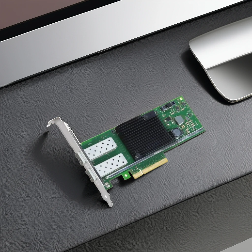 Оригинальный 10G двухпортовый SFP + PCIe 3 0x8 сетевой адаптер X710-DA2 Ethernet интерфейс карты внутренний беспроводной