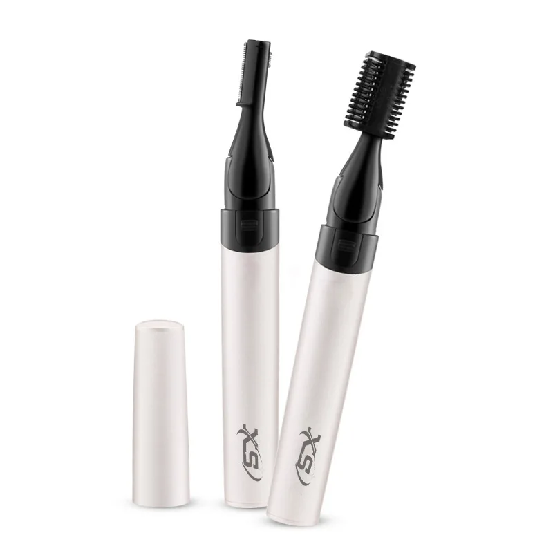 Hot Selling  45 Degree Adjustable Double Blade Design Eyebrow shaver 2 In 1 Lady Eyebrow Trimmer