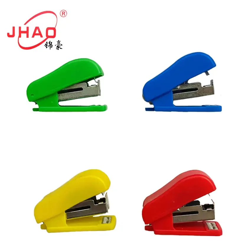 Creative Fancy Colorful Mini Stapler No.10 office plastic stapler for students