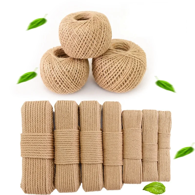 Factory  hot selling high quality natural jute decoration packing rope hemp rope