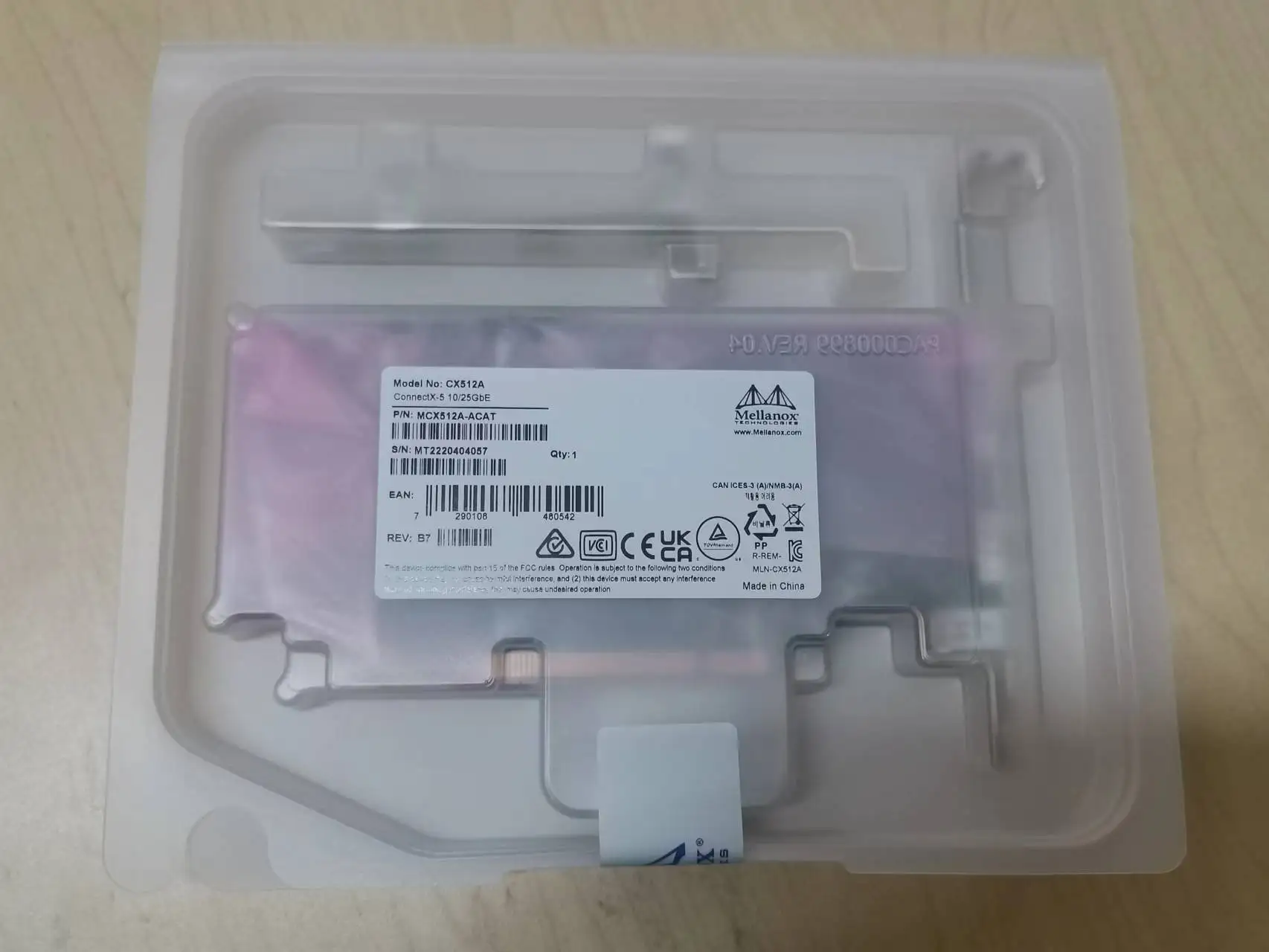 Mellanox NVIDIA MCX512A MCX512A-ACAT ConnectX-5 25gbe адаптер с двумя портами для беспроводная сетевая карта SFP28 PCIe Gen