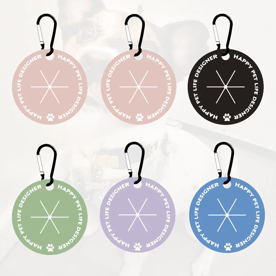 Amazon Hot Sale Silicone Hands Free Carrier Colorful Waste Bag Clip Leash Dispenser poop bags biodegradable Pet Poop Bag Holder