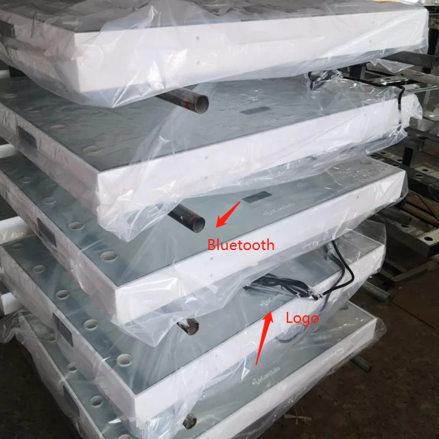 В наличии в США! Деревянное Безрамное зеркало Docarelife для салона, роскошное голливудское зеркало с подсветкой, беспроводной динамик