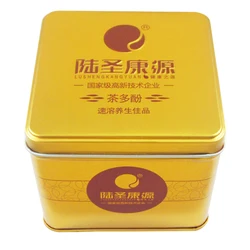 Manufacture Custom 3 oz 4oz Food Tea Tobacco Tins Yorkshire Candle Metal Cans Copper Gold Tin Box with Lid