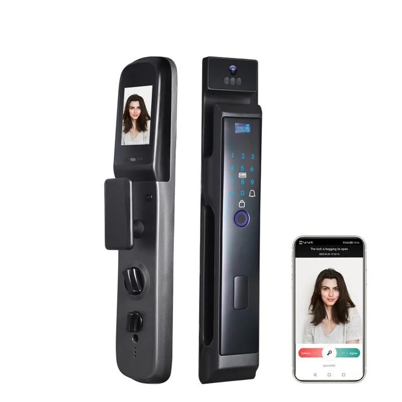 Smart Front Internal Panel Apartment Main Safe Digital lock Smart Door Lock Deadbolt Security Door Lock Smart