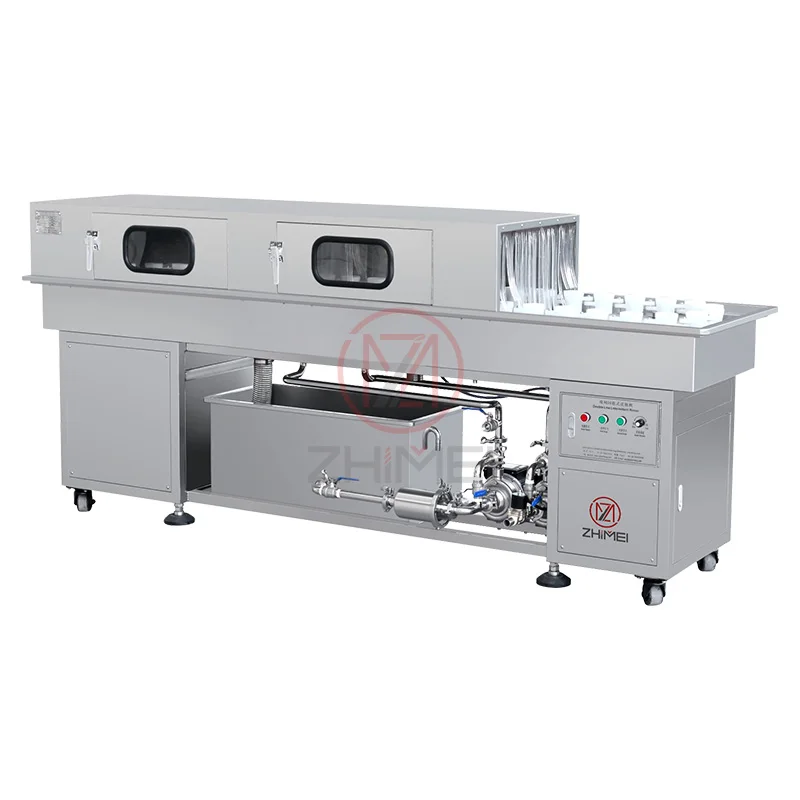 Factory Price Rinser Bottle Washing Machine Glass Bottle Drying Function for cosmetics food industries