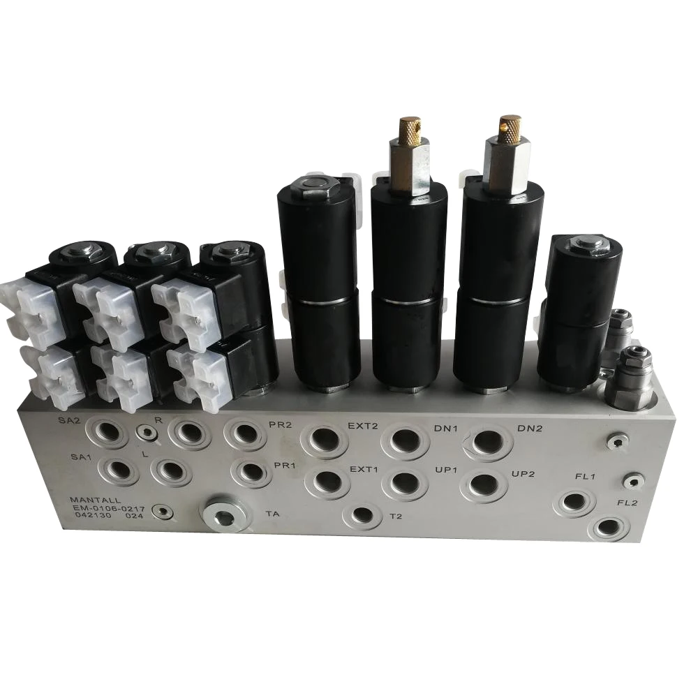 The Valve Block/Manifold For Curved Arm Aerial Platform