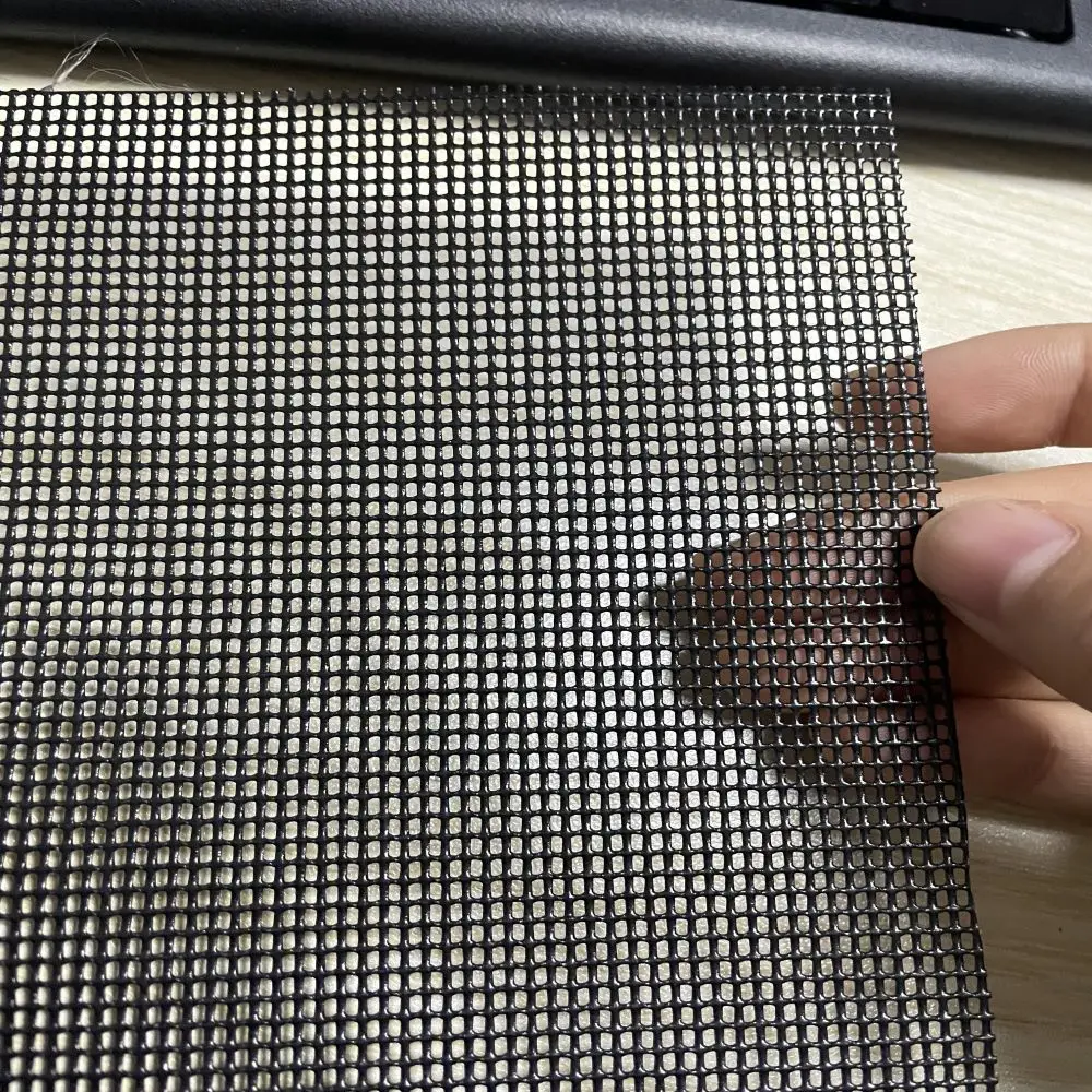 Wholesale 16X15mesh Heat Resistant Construction Safety Net PVC Fireproof Mesh Sheet