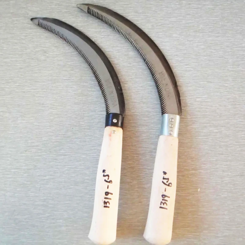 026 Scythe Agriculture Per Dozen Brush Cutter  Scan test Kit Agricultural  Manganese Steel Oil Palm Grass Cutting Sickle