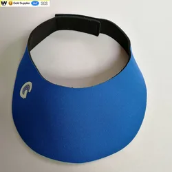 Marathon Cap Double-Color Neoprene Foam Sun Visor Hat