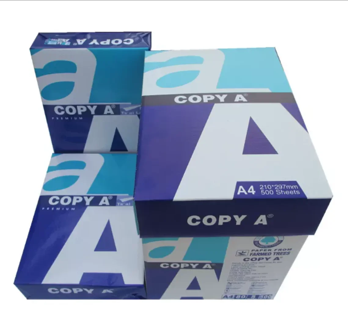 Поставщик бумаги A4 для копирования 70 г/м2, 75 г/м2, 80 г/м2, бумага для печати Bond, белая копировальная бумага для офиса