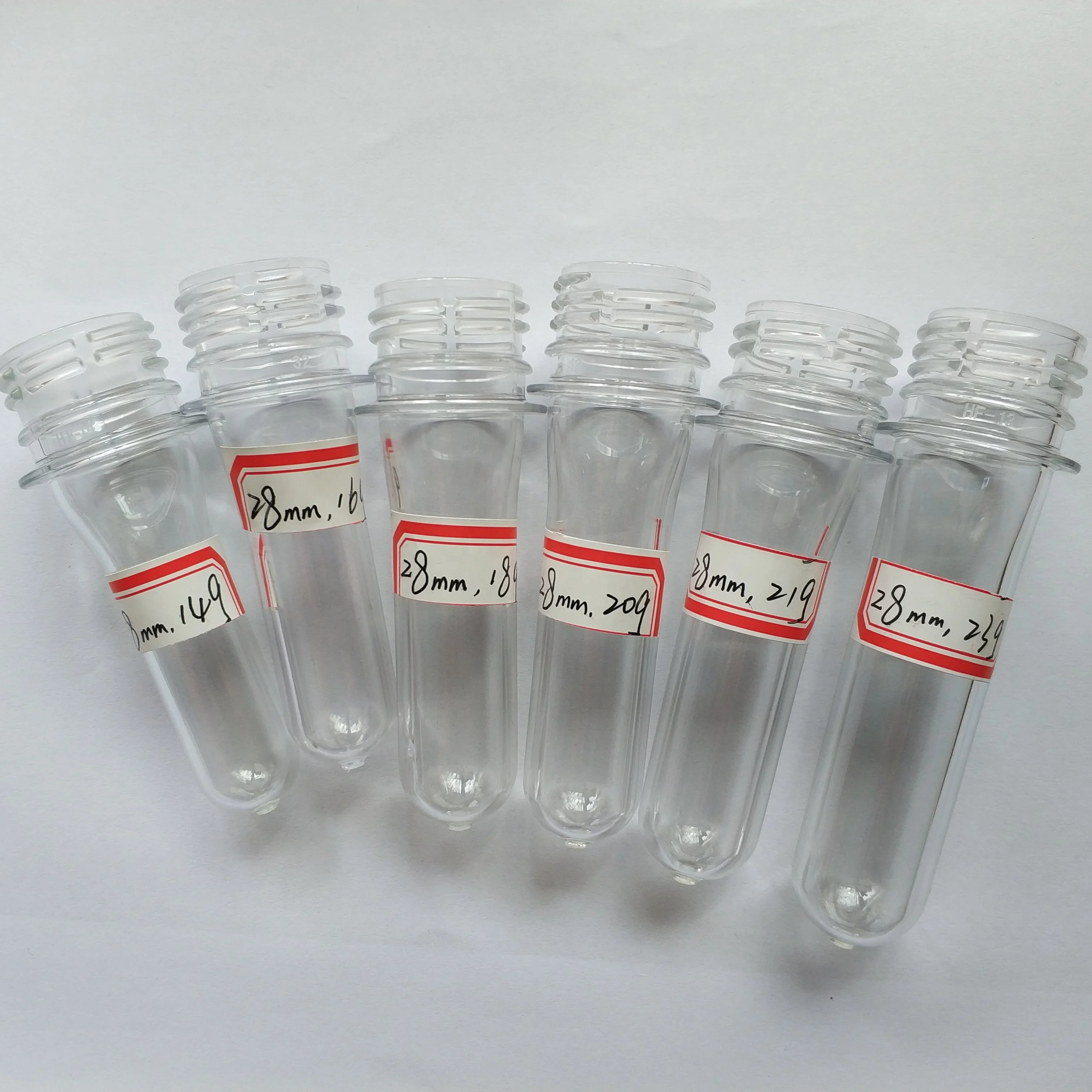 28 мм PCO 1810 38 г пластиковая прозрачная ПЭТ Преформа для бутылки воды 1500 мл
