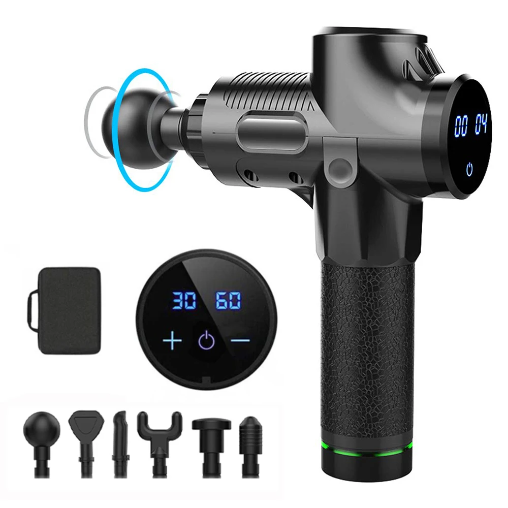 Percussion Facial Gun Pistolet De Massage Electric Full Body Massager Machine Vibration 16Mm Mini Massage Gun