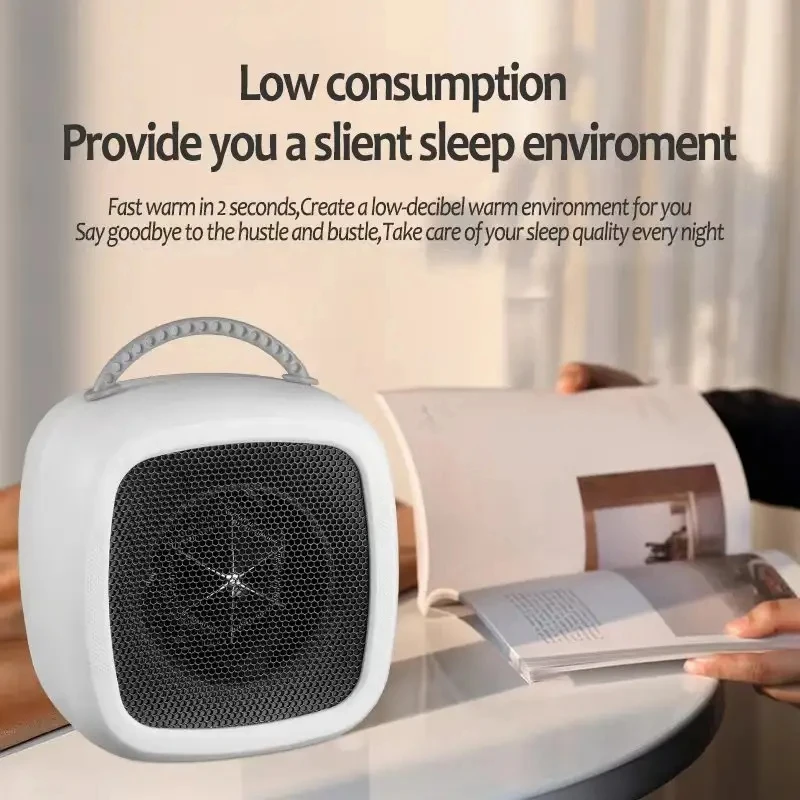 Portable desktop heater fan mini electric heaters home room office winter heating fan
