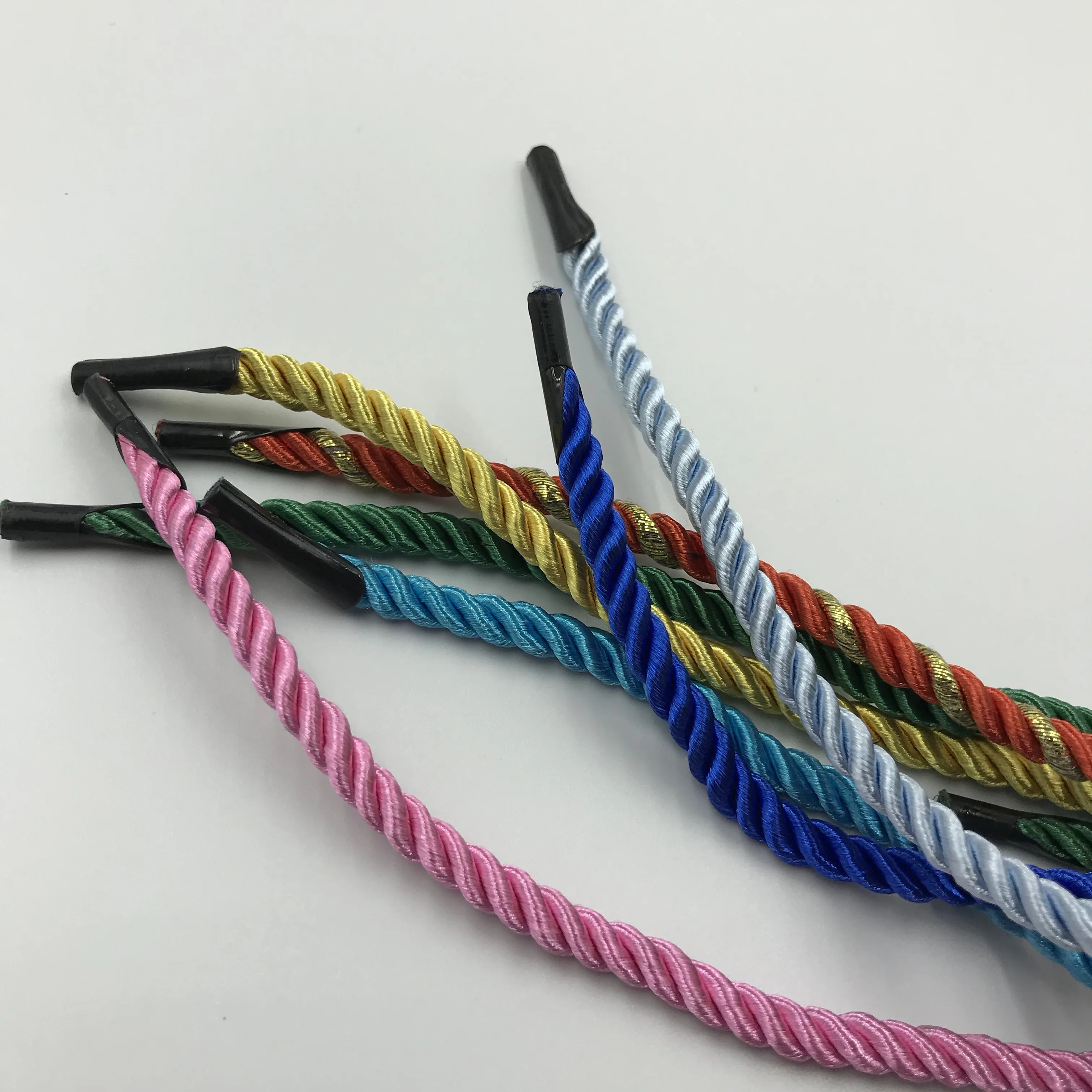 3 пряди скрученный шнур из керамического волокна 6 мм/декоративные волокна/витая вискозное волокно