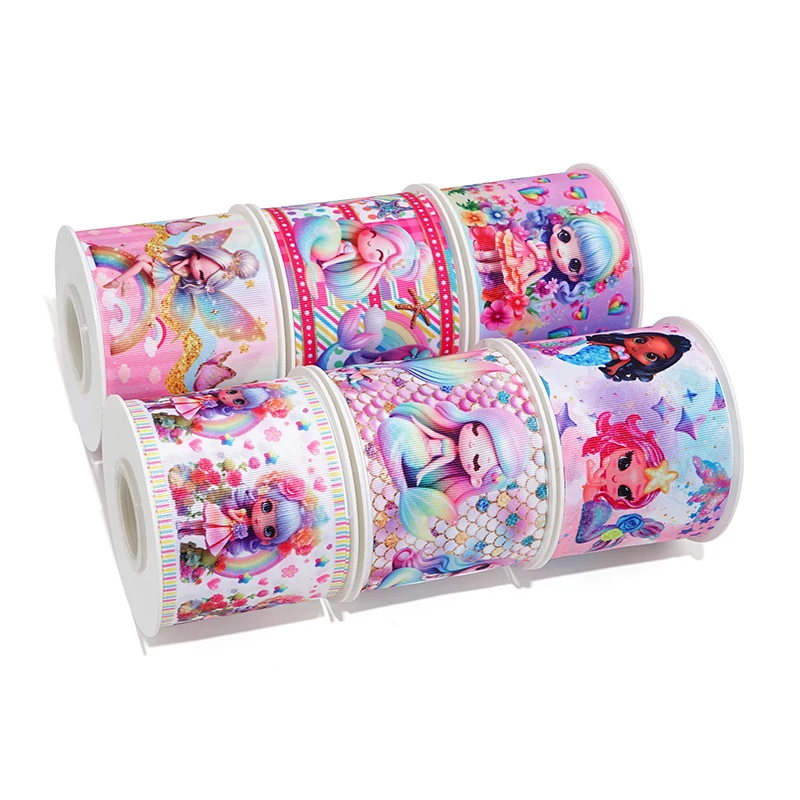 Printed Ribbon DIY Craft for Packing Bow Garment Sewing Accessory