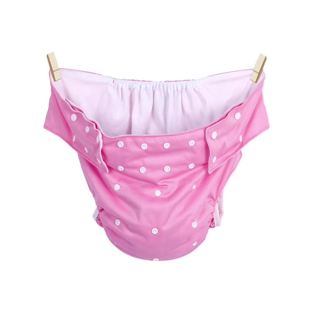 One size fit all OSFA pocket reusable adult cloth diapers nappies double gussets washable for disable old people pregnant women