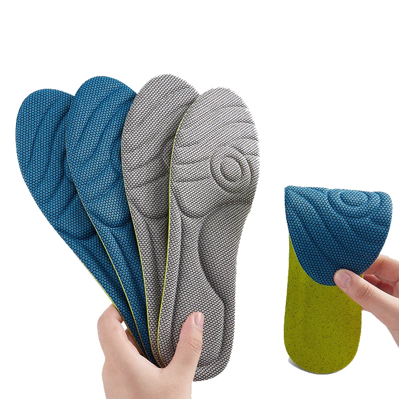 Arch Support Insoles Men Women Fashion Massage Anti slip Shoes Cushion Pads Solid Memory Foam Sole Orthotic Insole