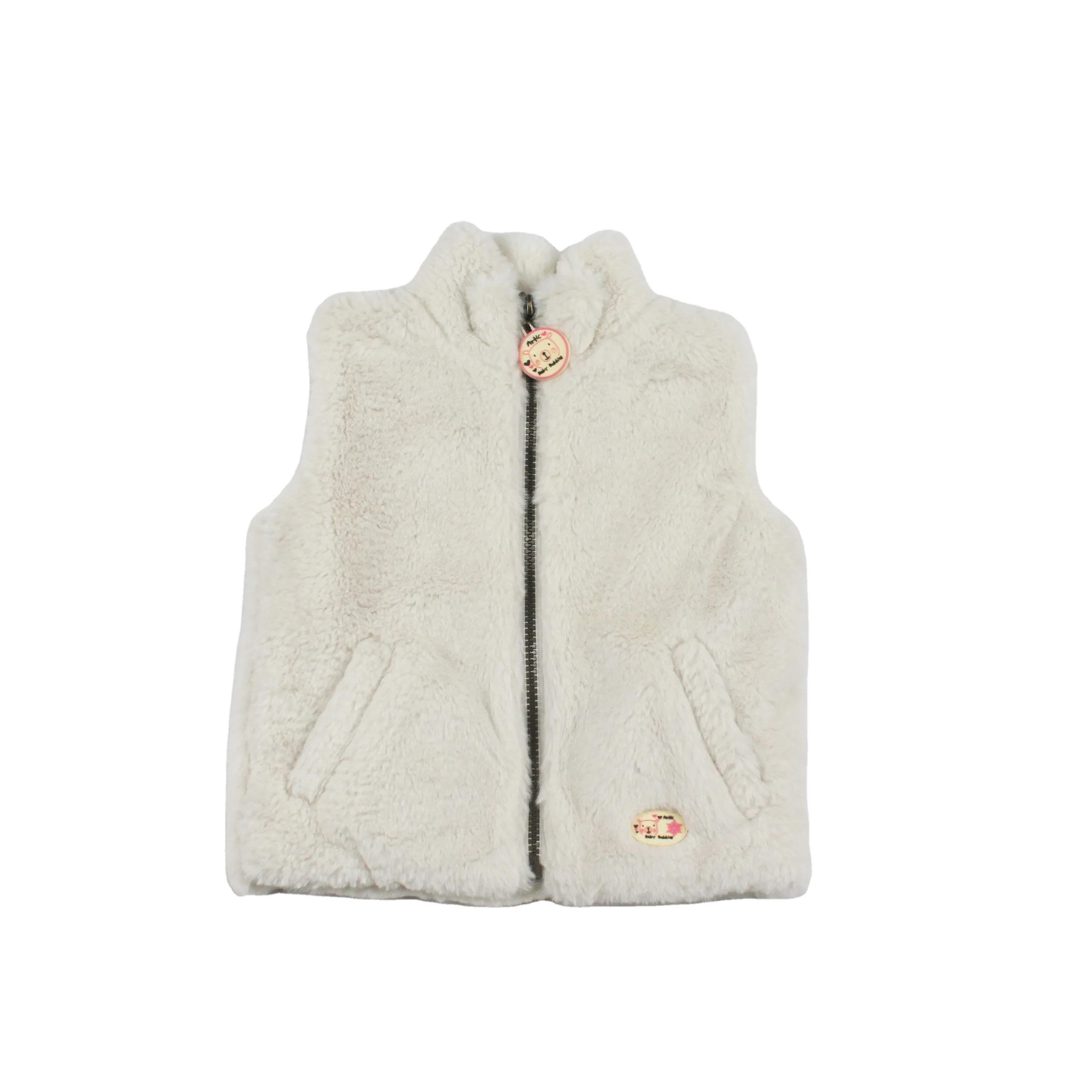 
China Professional Manufacture White 100%polyester Promotional Various Girl Vest 