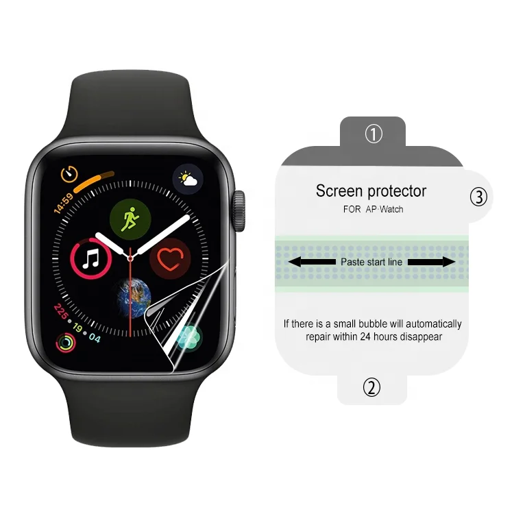 3D Smart Anti Broken Watch Curved TPU Hydrogel Screen Protector for