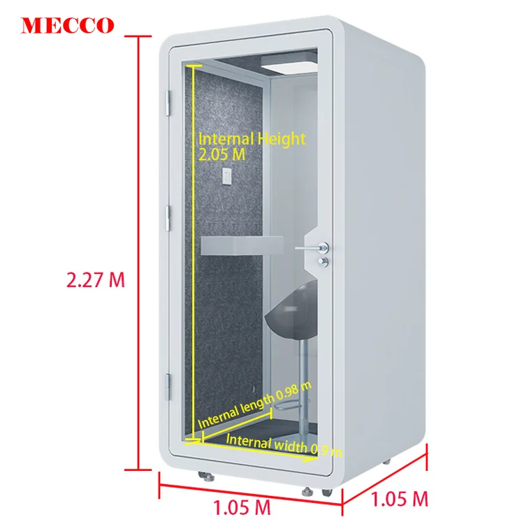 Popular soundproof meeting booth home office privacy phone booth