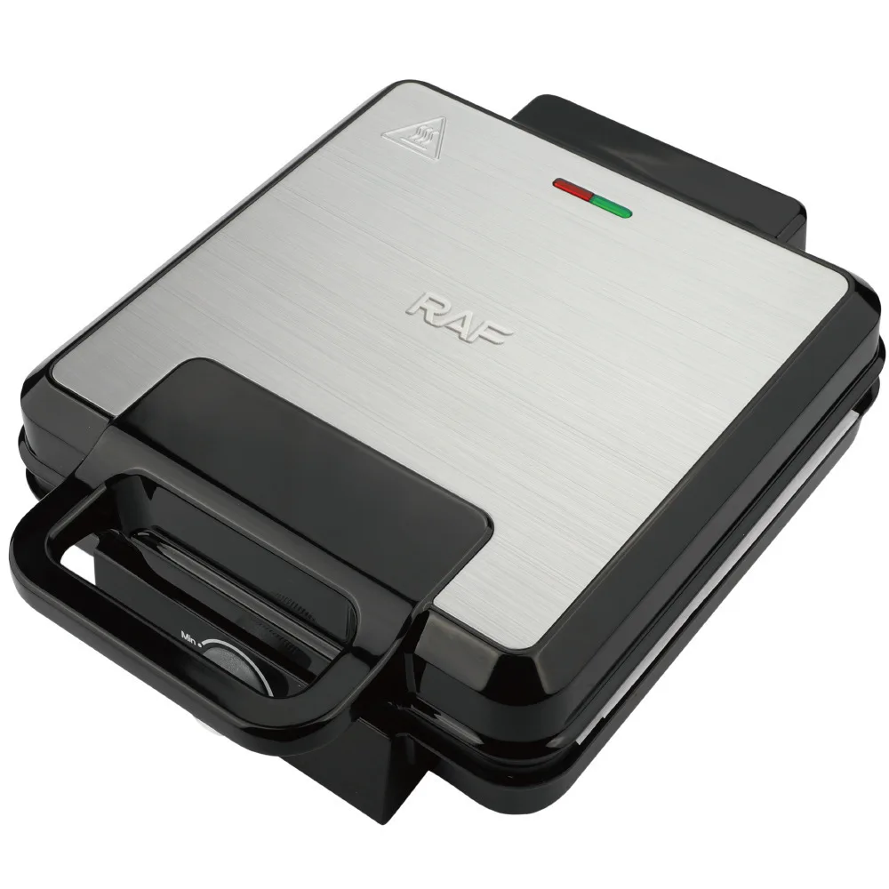 Bread and Breakfast Machine, Multifunctional Household Hamburger Waffle Maker, Four Grid Sandwich Machine