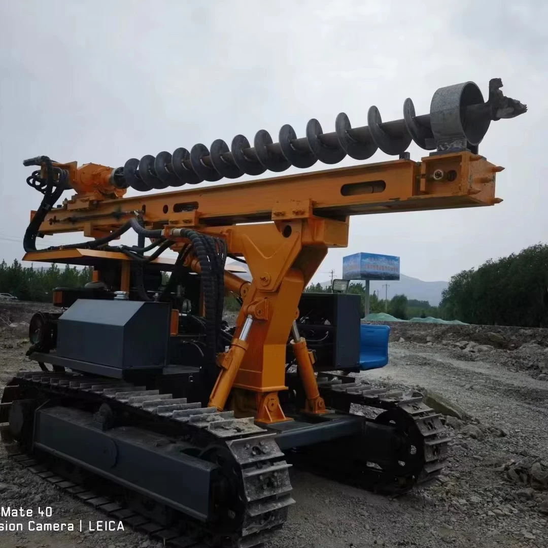 Mini diesel drop hammer hydraulic solar panel factory ramming hammer pile driver supplier