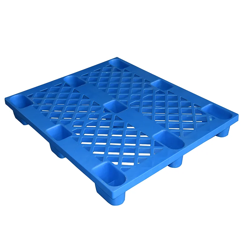 warehouse cheap euro recycling new single faced 4-way plastic flooring pallet factory for sale