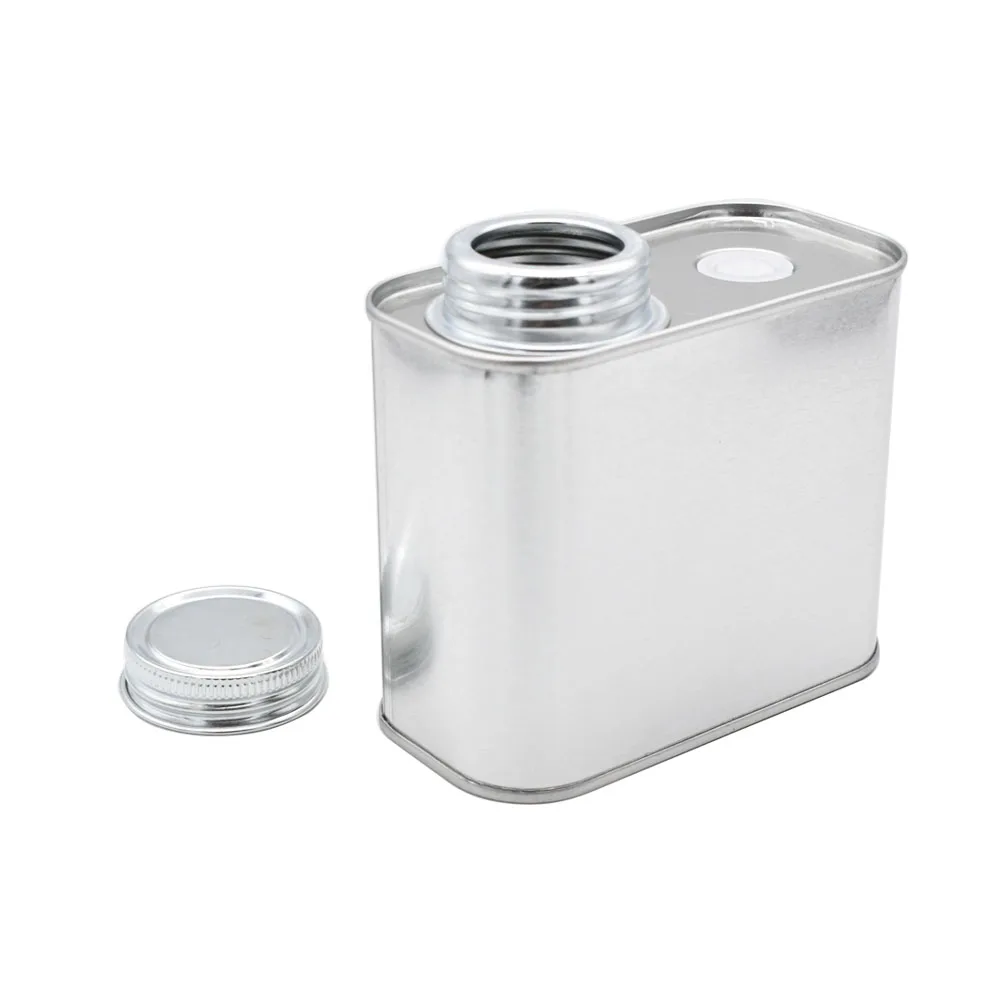 Rectangle Seamless 200g Coffee Bean Metal Tin Can With Valve Storage Tin Box
