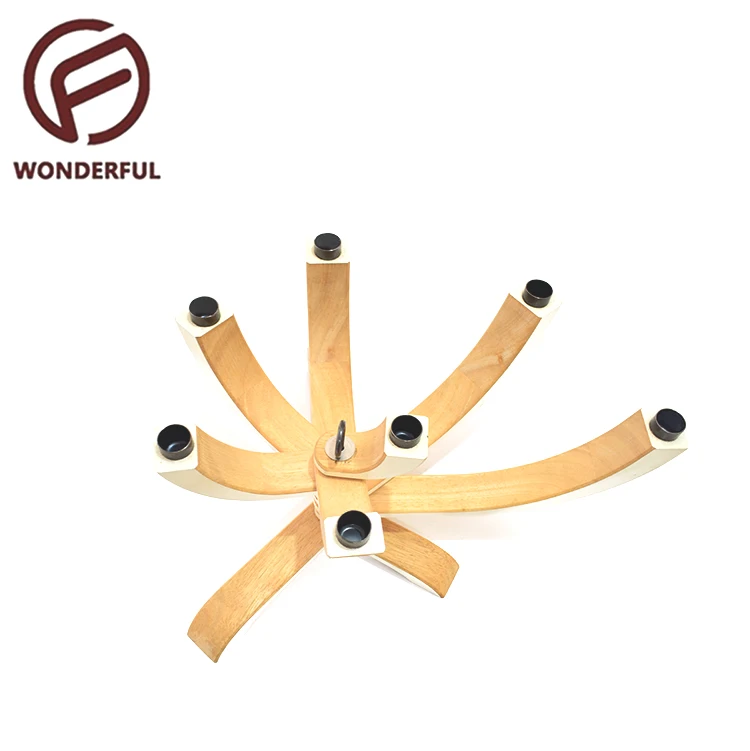 KD Packed Home Decoration Wood Multi Branches Twisting Romantic Antique Dinner Candle Holder