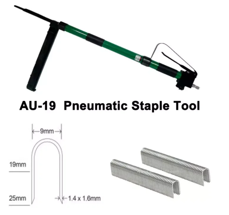 20000PCS Galvanized Steel U Crown U-Shape Nails Staples TRD619/622/625 Fence Staples for Wood