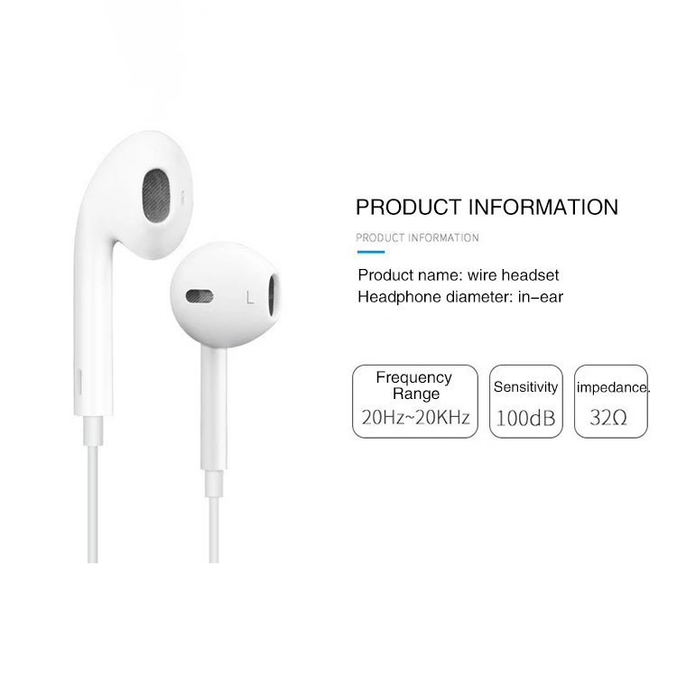 Проводные наушники 3,5 мм для наушников apple