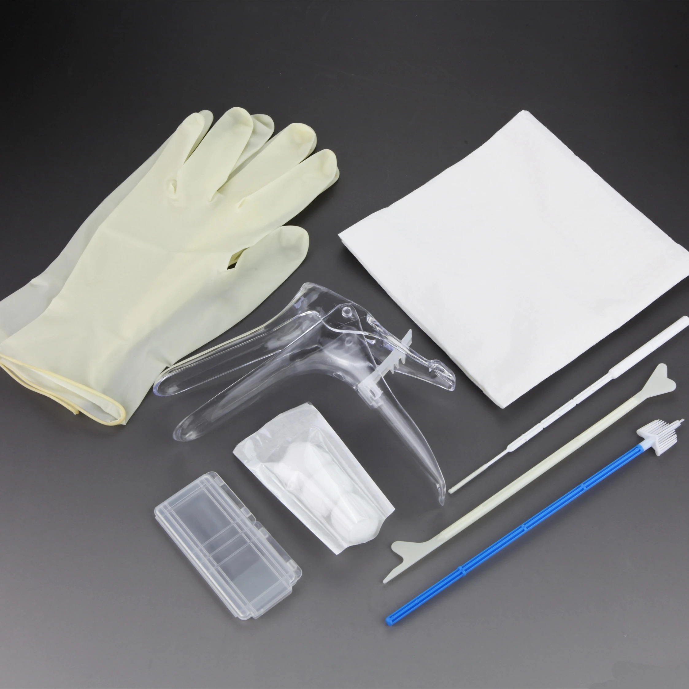 Disposable cheap cervical spoon for gynecologic examination plastic spoon