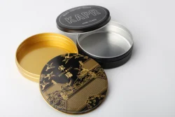Custom Empty Round Storage balm oils tea daddy packaging Metal Aluminium tin/ can/ concentrate jar