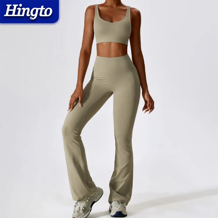 Sports Yoga Bra Workout Sets For Women Fitness Trendy Gym Activewear Unique Workout Clothing Sets Two Piece Yoga Set Sportswear