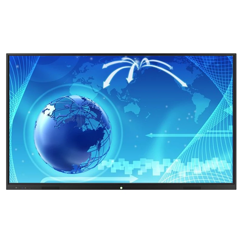 65 75 86 Inch 4k Android 9.0 Smart Board Interactive Whiteboard LCD Screen Interactive Infrared Flat Panel For School