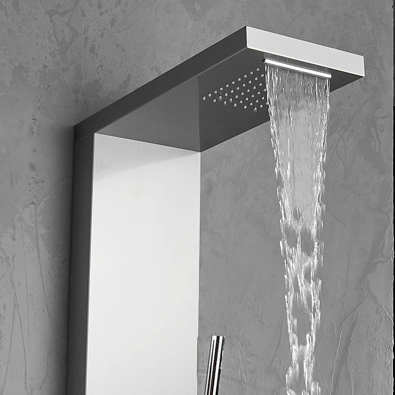 FLG 2023 современный стиль Горячая и холодная вода 304 из нержавеющей стали настенная панель для отеля ванная комната смеситель