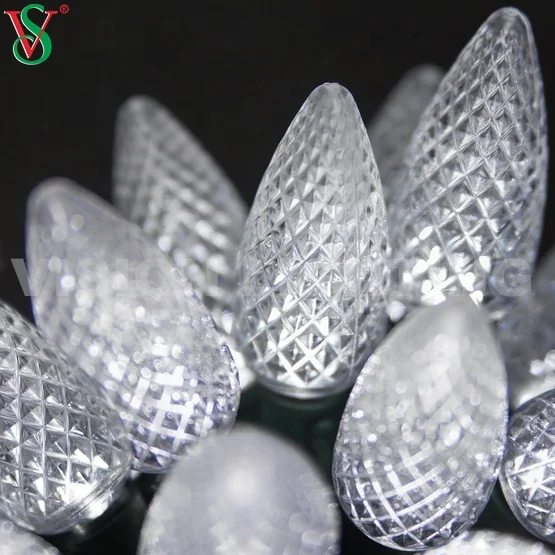 Luces de Navidad светодиодные Разноцветные Comerciales 25ft C9 bulbo Cadena luz