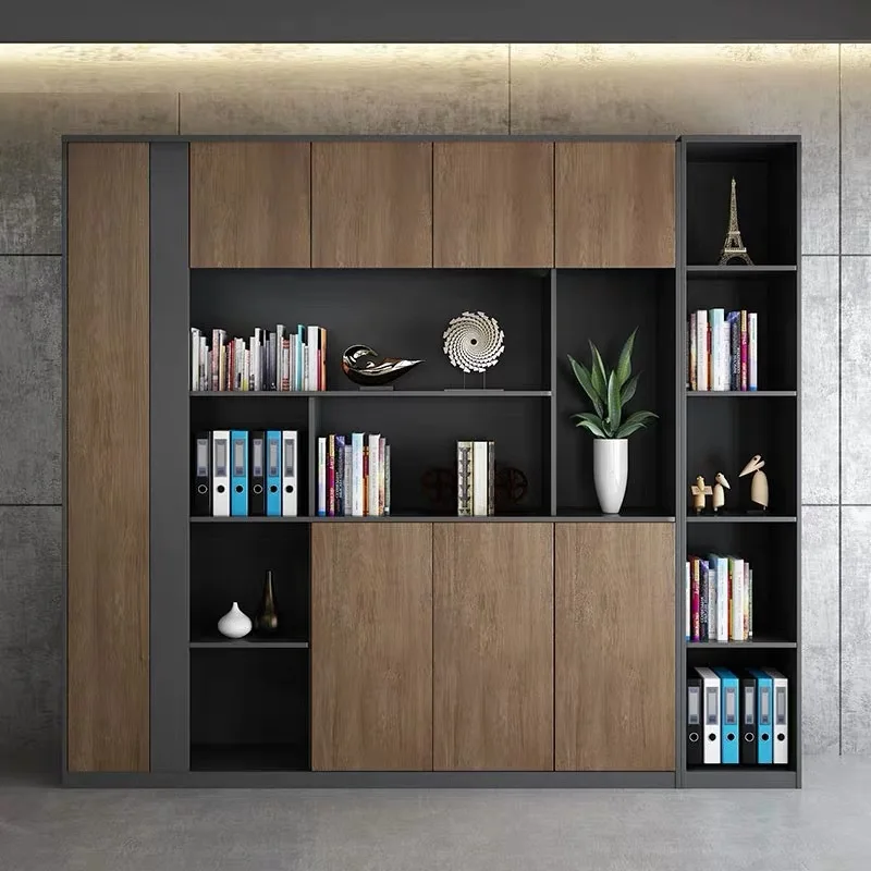 commercial Office Furniture boss Office Room Filing Cabinet Modern Wood Storage Cabinet Home School display bookcase Use High