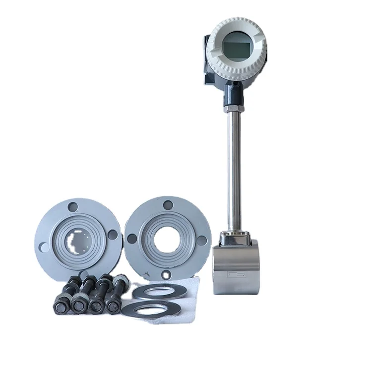 Super hot gas meter Cheap meter MODBUS RS485  Saturated steam vortex flow meter digital gas flow meter price